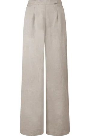 Bomboogie Femme, Pantalons, , Taille: 36 FR Pantalon Palazzo en Lin