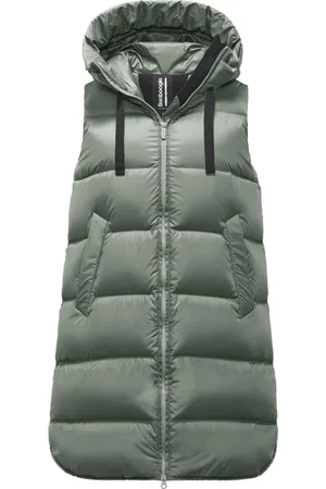 Bomboogie Femme, Vestes, Vert, Taille: 46 FR Venice Vest - Doudoune Légère en Nylon Vif