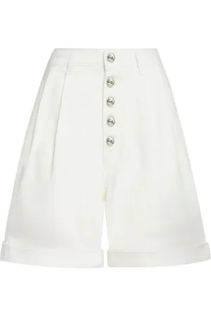 Etro Femme, Shorts, Blanc, Taille: 40 FR Short Casual Blanc en Coton