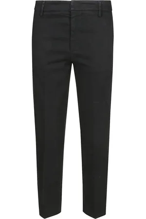 Dondup Femme, Pantalons, Noir, Taille: W26 Pantalon Chino Nima avec Braguette Zippée