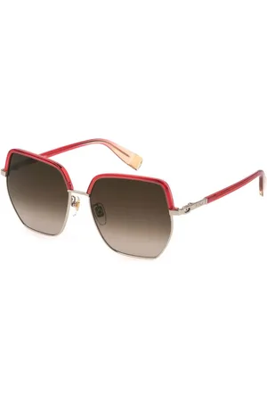Furla Femme, Accessoires, Multicolore, Taille: ONE Size Lunettes de soleil multicolores en métal