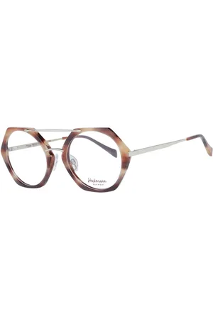 ANA HICKMANN Femme, Accessoires, Brun, Taille: ONE Size Monture Optique Aviateur en Acétate Marron