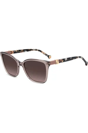 Carolina Herrera Femme, Accessoires, Brun, Taille: 56 MM Lunettes de soleil