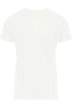 Maison Margiela Homme, Tops, Blanc, Taille: L T-shirt côtelé