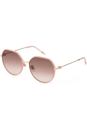 Furla Femme, Accessoires, Rose, Taille: ONE Size Lunettes de soleil multicolores en métal