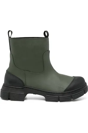 Ganni Femme, Chaussures, Vert, Taille: 38 EU Chelsea Bottes
