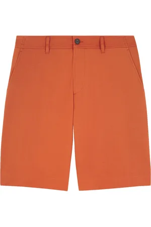 Maison Kitsuné Homme, Shorts, , Taille: 4XS Short en Coton avec Fermeture Boutonnée