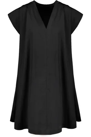 Bomboogie Femme, Robes, Noir, Taille: 38 FR Robe Confortable à Col en V