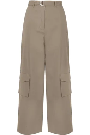 Bomboogie Femme, Pantalons, Gris, Taille: 34 FR Cargo Palazzo Pants