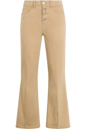 Liu Jo Femme, Jeans, Brun, Taille: W30 Jean Évasé Long Camel