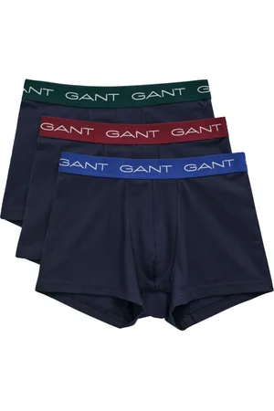 GANT Homme, Sous-vêtements, Multicolore, Taille: S Boxer Briefs Stretch en Coton Lot de 3