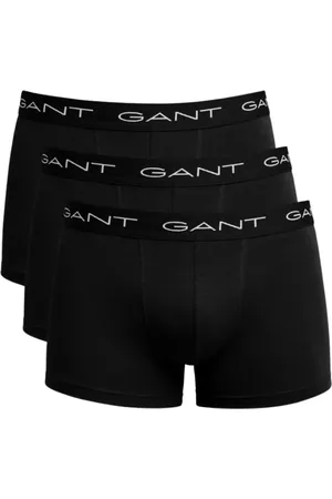 GANT Homme, Sous-vêtements, Noir, Taille: S Pack de Boxers Trunk