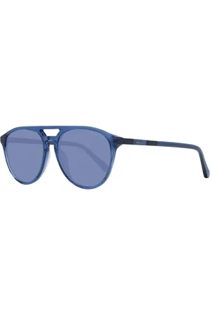 GANT Homme, Accessoires, Bleu, Taille: ONE Size Lunettes de soleil style aviateur avec protection UV