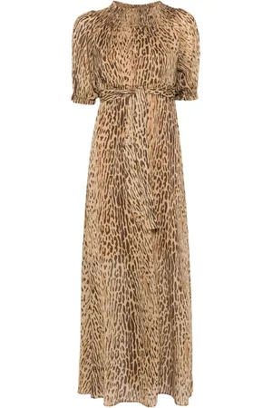 Liu Jo Femme, Robes, Multicolore, Taille: 40 FR Robe Multicolore Épaules Dénudées avec Ceinture