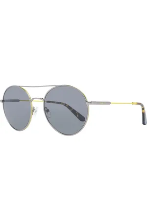 GANT Homme, Accessoires, Gris, Taille: ONE Size Lunettes de soleil ovales Gunmetal