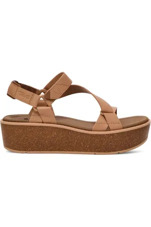 Teva Femme, Chaussures, Brun, Taille: 41 EU Sandale Compensée Marron - Mode Femme