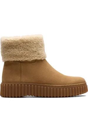 Clarks Femme, Chaussures, Brun, Taille: 36 EU Chaussures Torhill Turn Doublées Tan
