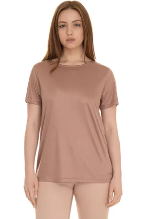 FAY Femme, Tops, Rose, Taille: 40 FR T-shirt en jersey à manches courtes