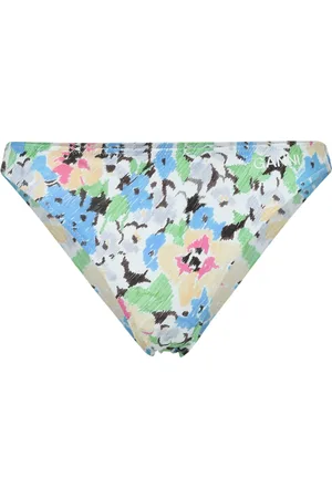 Ganni Femme, Maillots de bain, Multicolore, Taille: 36 FR Bas de bikini à motif floral