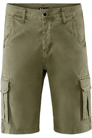 Bomboogie Homme, Shorts, Vert, Taille: W32 Cargo Bermuda