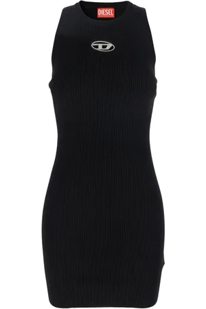 Diesel Femme, Robes, Noir, Taille: 40 FR Robe Noire M-Caddix