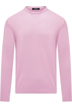 Bomboogie Homme, Pulls, Rose, Taille: XL Pull Tricot Col Rond