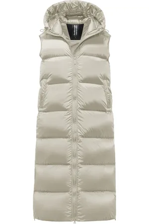 Bomboogie Femme, Vestes, , Taille: 42 FR Longue Doudoune Sans Manches - Nylon Lumineux Femme