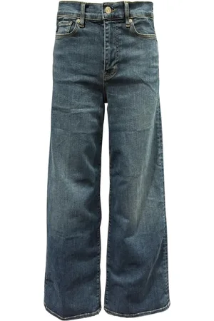 Frame Femme, Jeans, Bleu, Taille: W27 Jean Évasé Palazzo Slim Taille Haute