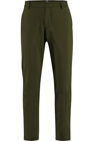 Bomboogie Homme, Pantalons, Vert, Taille: W28 Pantalon Chino Technique Stretch en Nylon