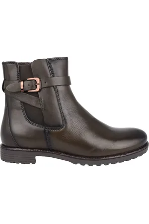 ARA Femme, Chaussures, Brun, Taille: 37 1/2 EU Bottine verte doublée chaude