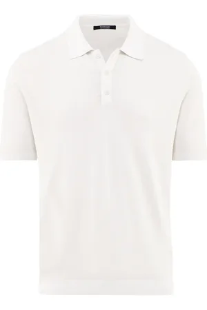 Bomboogie Homme, Tops, Blanc, Taille: XL Polo en maille jersey