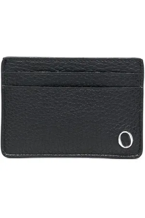 Orciani Homme, Accessoires, Noir, Taille: ONE Size Porte-cartes en cuir Micron