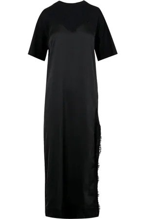Msgm Femme, Robes, Noir, Taille: 38 FR Longue Robe Maxi Noire