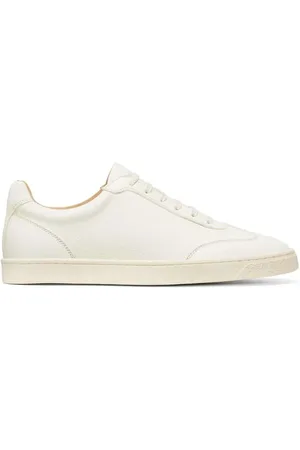 Brunello Cucinelli Homme, Chaussures, Blanc, Taille: 42 EU Baskets en cuir