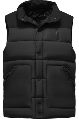 Bomboogie Homme, Vestes, Noir, Taille: M Doudoune sans manches rembourrée avec maxi poches