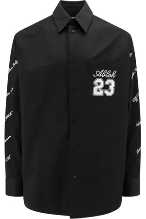 OFF-WHITE Homme, Chemises, Noir, Taille: M Surchemise en coton lourd 23 Heavycot Off-White