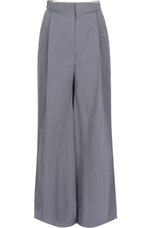 Maison Margiela Femme, Pantalons, Gris, Taille: 34 FR Pantalon Palazzo Gris