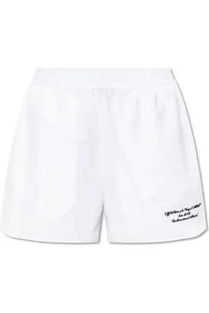 OFF-WHITE Femme, Shorts, Blanc, Taille: 38 FR Shorts ricamo