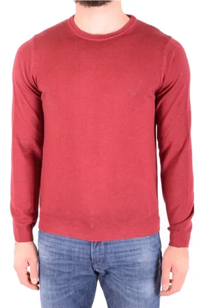 GANT Homme, Pulls, Rouge, Taille: S Pull en maille à col rond