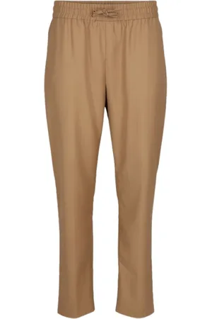 GANT Femme, Pantalons, Brun, Taille: 42 FR Pantalon Large Décontracté
