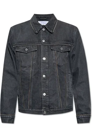 OFF-WHITE Homme, Vestes, Noir, Taille: M Veste en jean noire