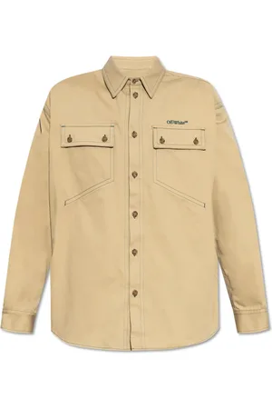 OFF-WHITE Homme, Chemises, , Taille: S Chemise à Logo Brodé
