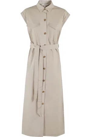 Barbour Femme, Robes, , Taille: 38 FR Robe Birdie Maxi Lin Coton