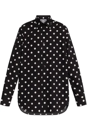 Moschino Femme, Blouses et Chemises, Noir, Taille: 36 FR Chemise à pois
