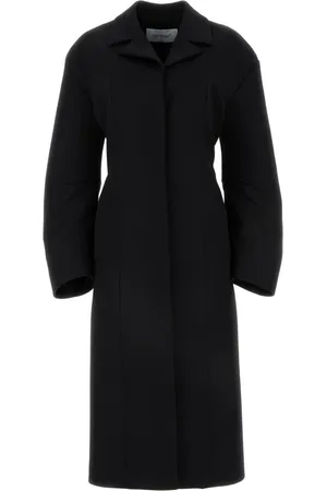 OFF-WHITE Femme, Manteaux, Noir, Taille: 38 FR Cappotto Manteau Croisé