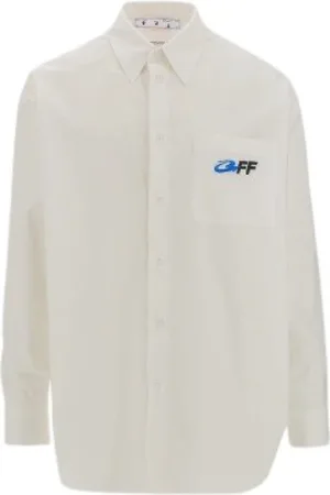 OFF-WHITE Homme, Chemises, , Taille: L Chemise Décontractée en Coton