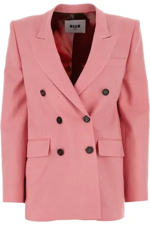 Msgm Femme, Vestes, Rose, Taille: 36 FR Blazer Stretch Rose