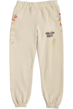 GALLERY DEPT. Homme, Pantalons, , Taille: L Pantalon de survêtement `Naturel` avec logo peint à la main