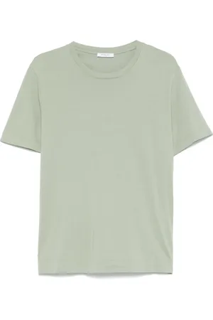 Boglioli Homme, Tops, Vert, Taille: L T-shirt en coton Made in Italy