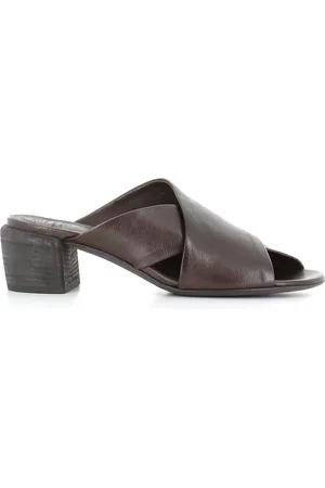Officine creative Femme, Chaussures, Brun, Taille: 37 EU Sandale en cuir marron